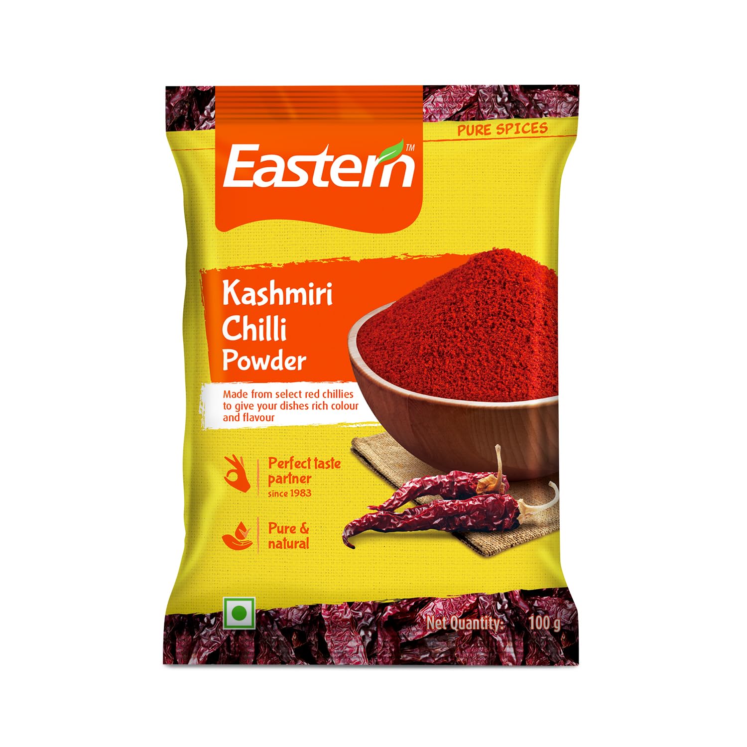 Eastern Kashmiri Red Chilli/Chilly Powder | Kashmiri Lal Mirchi Powder | 100 Grams | No Added Preservatives & Colours