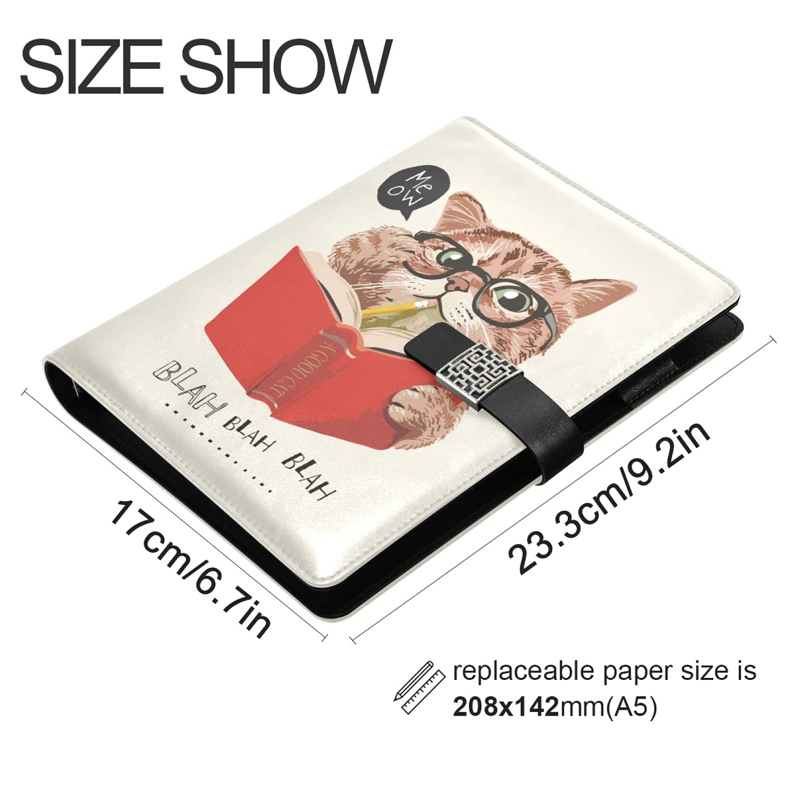 Amazon.co.jp: SoreSore システム手帳 A5サイズ おもしろ 猫 ねこ