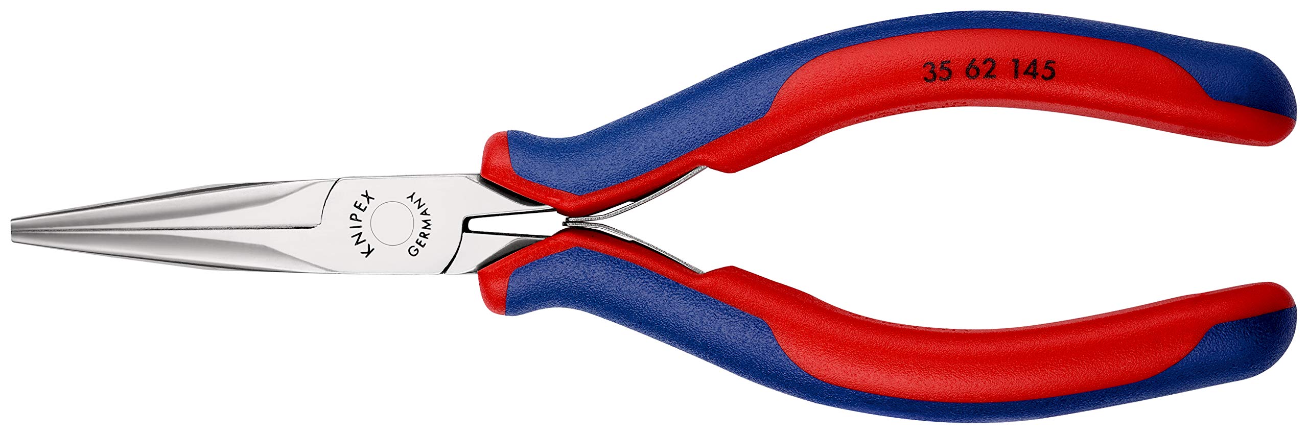 KNIPEX Pinza speciale per elettronica in confezione Self-service pulita a specchio con impugnature multicomponente 145 mm, 35 62 145 SB