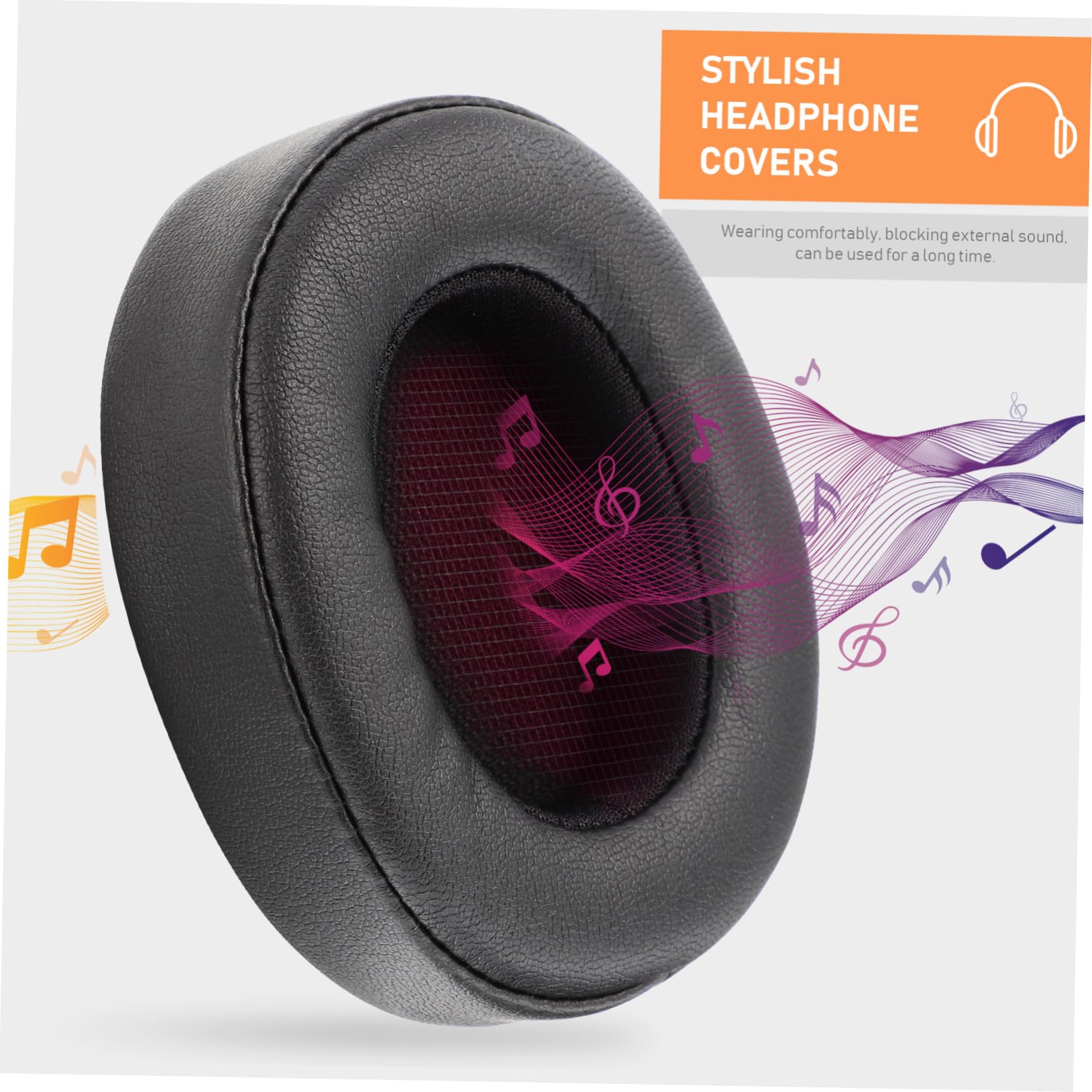 SHINEOFI 3 Juegos De 2 Almohadillas De Algodón para Auriculares Jble55 Color Negro Espuma Viscoelástica