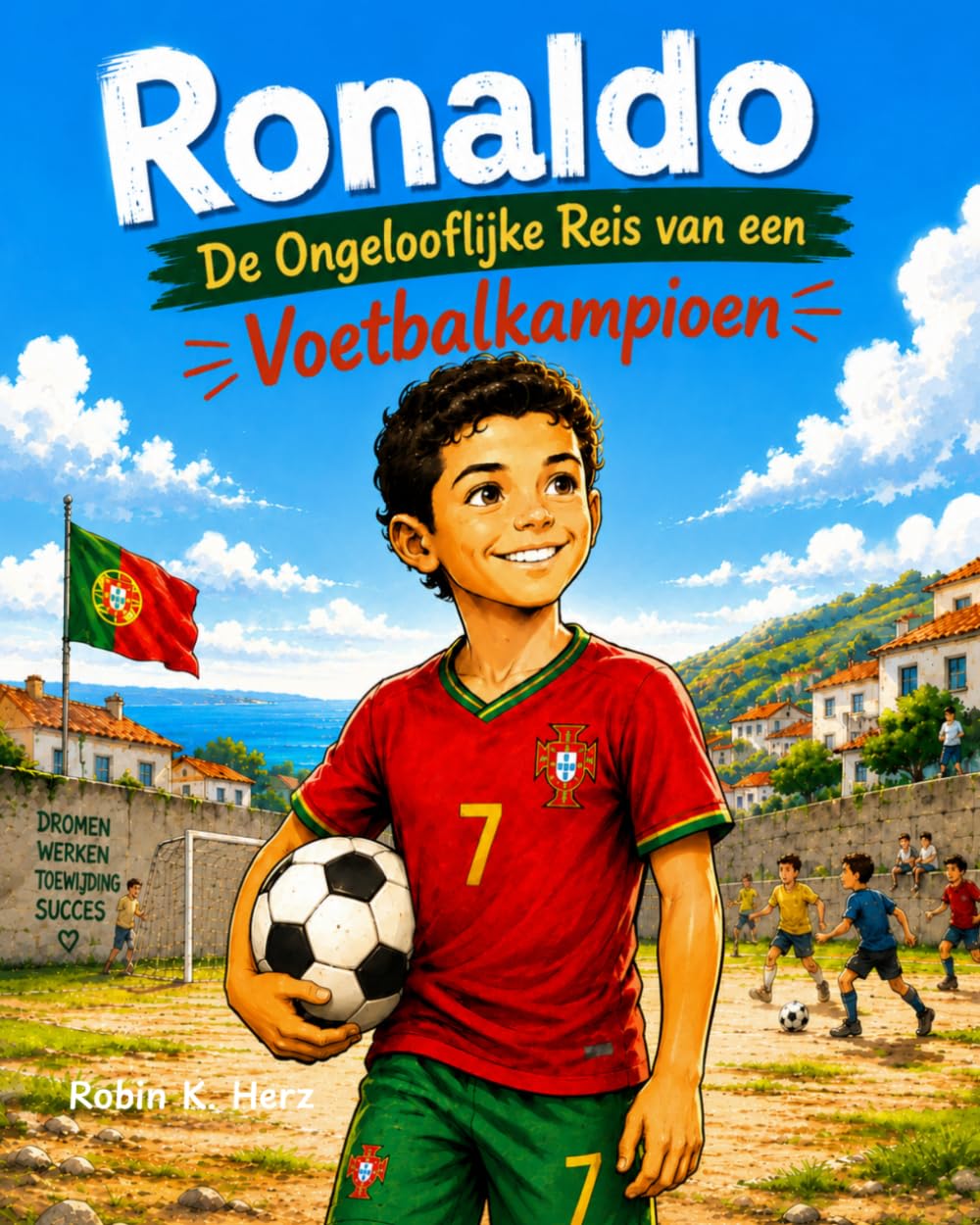Ronaldo: De Ongelooflijke Reis van een Voetbalkampioen: Geïllustreerd boek voor kinderen