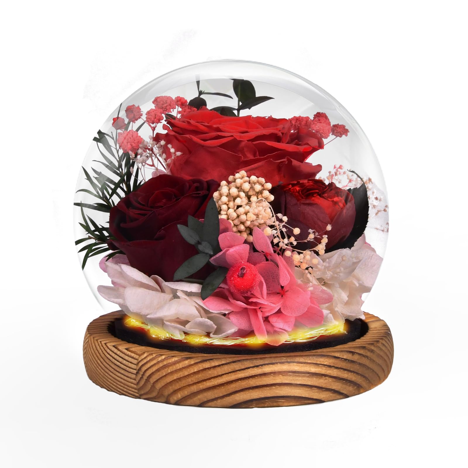Ewige Rose im Glas Valentinstag, Muttertagsgeschenke für