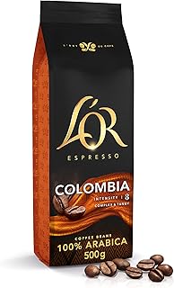 L'OR Espresso Colombia Café en Grano Natural 100% Arábica - Intensidad 8