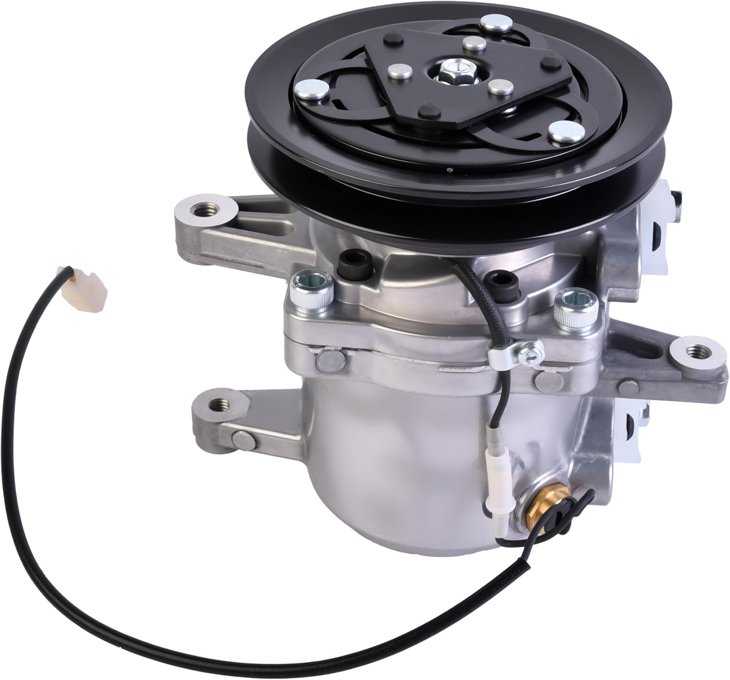 RD451-93900 AC Compressor, Fit for Kubota Tractors Excavators M7040 M8540 M9540 SVL65 SVL75 and More, Part# 3C581-50060, 3C581-97590
