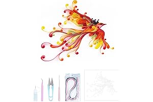 Uniquilling Quilling Kit, Paper Quilling Kits: Modern Wall DIY Art Paper Quilling...
