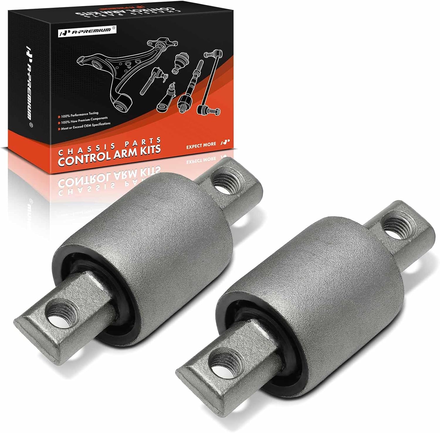 A-Premium 2 x Front Lower Inner Forward Control Arm Bushing Kit, Compatible with Volvo S60 2001-2007, S80 1999-2006, V70 2001-2007, XC70 2003-2007