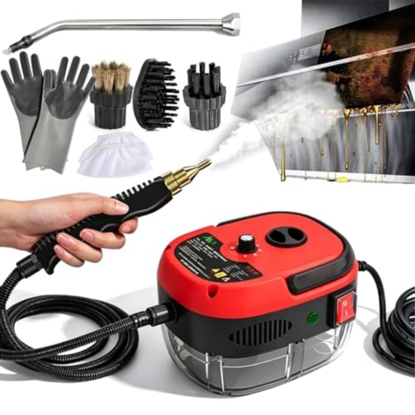 GXQKLSV 2500W Handheld High Pressure Steam Cleaner
