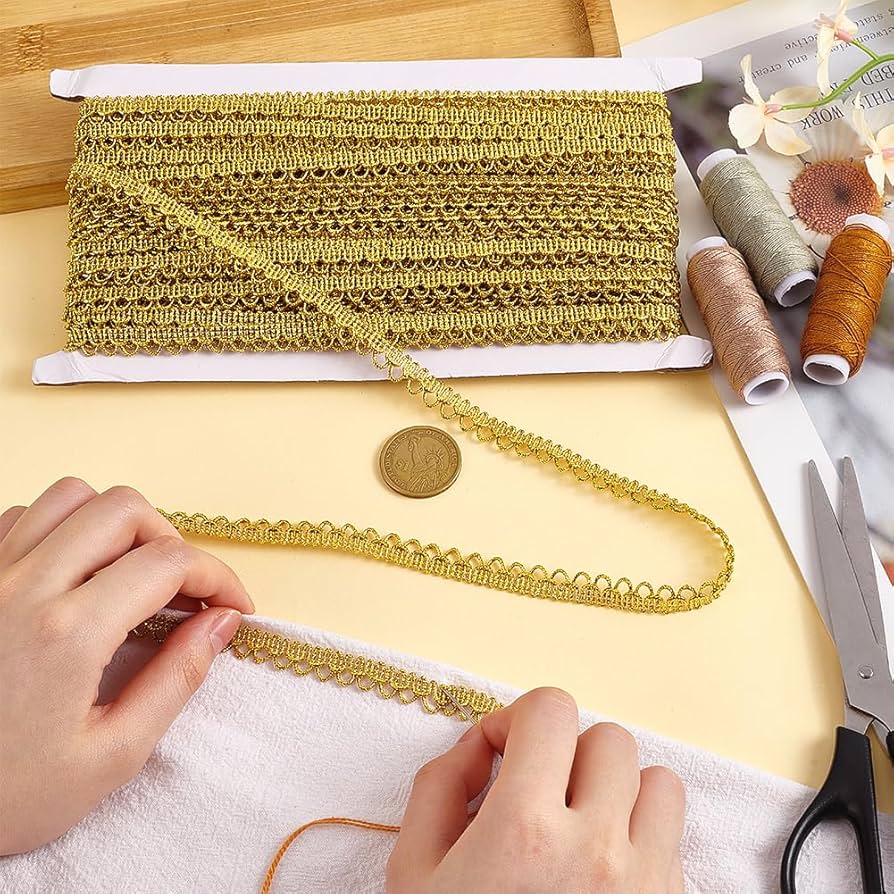 Amazon.com: PH PandaHall 20 Yards Polyester Picot Lace