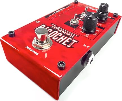 Digitech Ricochet Mini Treadle Free Whammy Pedal w/ 2 Patch Cables