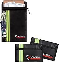 Vista 1 de ROLOWAY Bolsas de documentos ignífugas con tira reflectante y bolsas de dinero ignífugas con tira reflectante