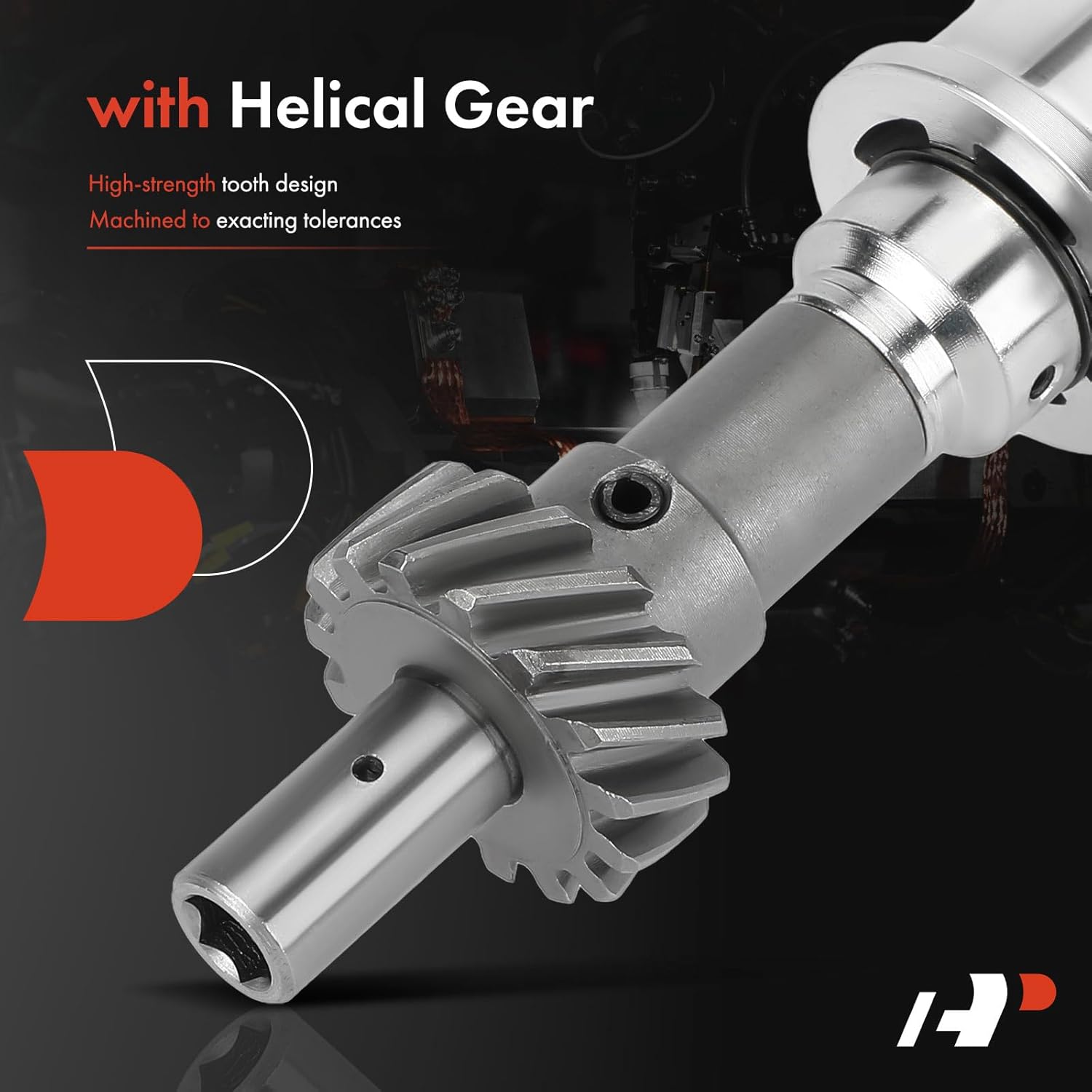 A-Premium Ignition Distributor with Cap and Rotor Compatible with Ford 351C 351M 400 429 460 HEI Distributor 7500 RPM 65K Coil, Blue