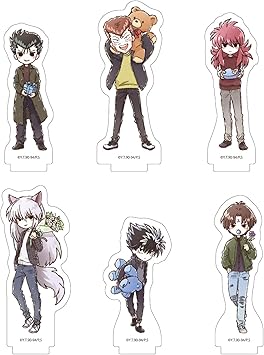 YuYuHakusho 08 White Day Ver. [Graph Art Illustration] Acrylic Petite Stand, Box of 6