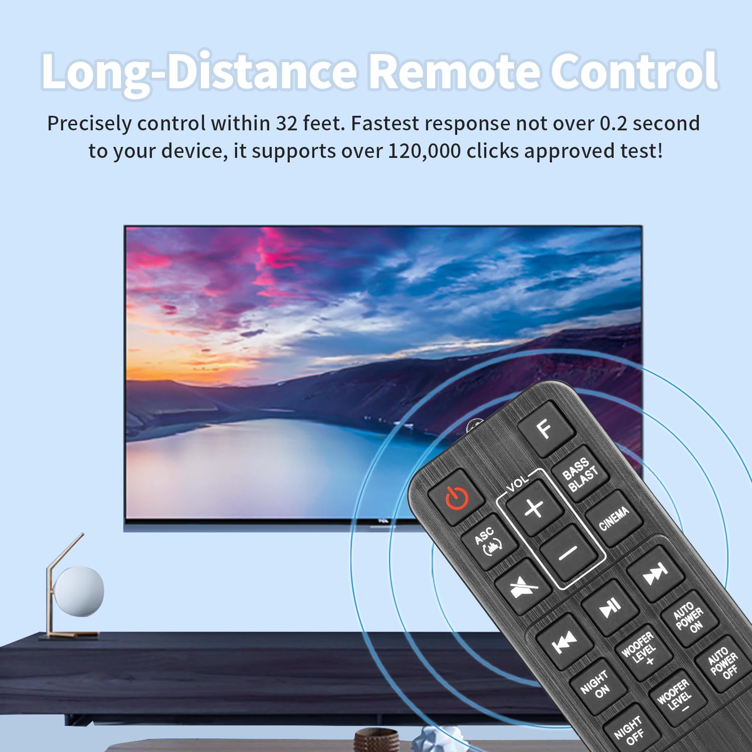 AKB74815371 Telecomando Per Sistema Di Altoparlanti L.G SoundBar SJ3 SJ4 SJ4Y SPJ4B-W SK4D SL3D SPH4B-W SPJ4BW SPH4BW SK3D SPH4B-W SLM3D - Foto 8