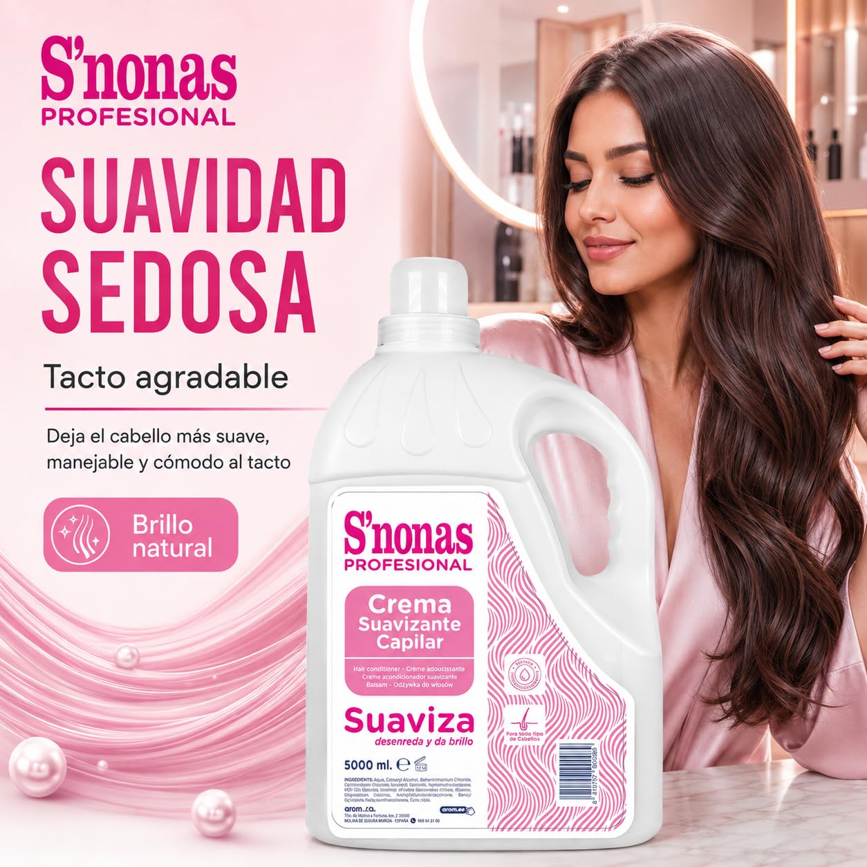Balsamo per tutti i tipi di capelli, 10 litri — lascia i capelli curati, luminosi, setosi e idratati.