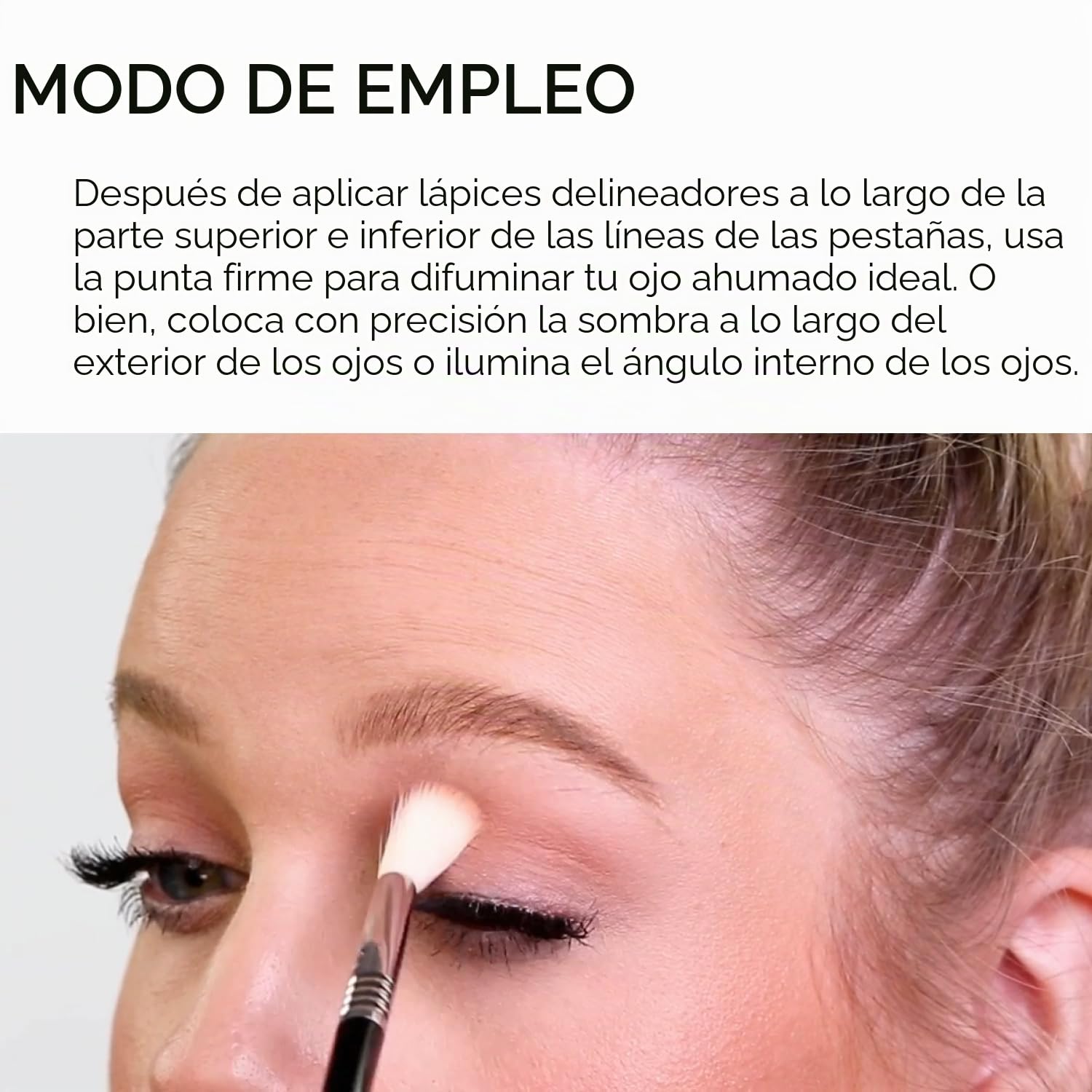 Sigma Beauty E35 - Pincel para sombra de ojos (aplicador de sombra de ojos, cejas, maquillaje y corte de pliegues)