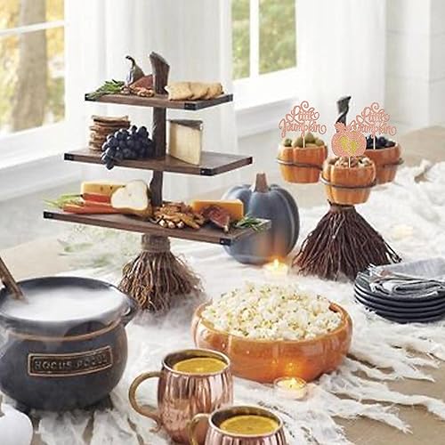 Miniatura 4 de Paquete de 24 adornos para cupcakes de calabaza con purpurina para cupcakes de calabaza para Acción de Gracias, baby shower, decoración de cupcakes