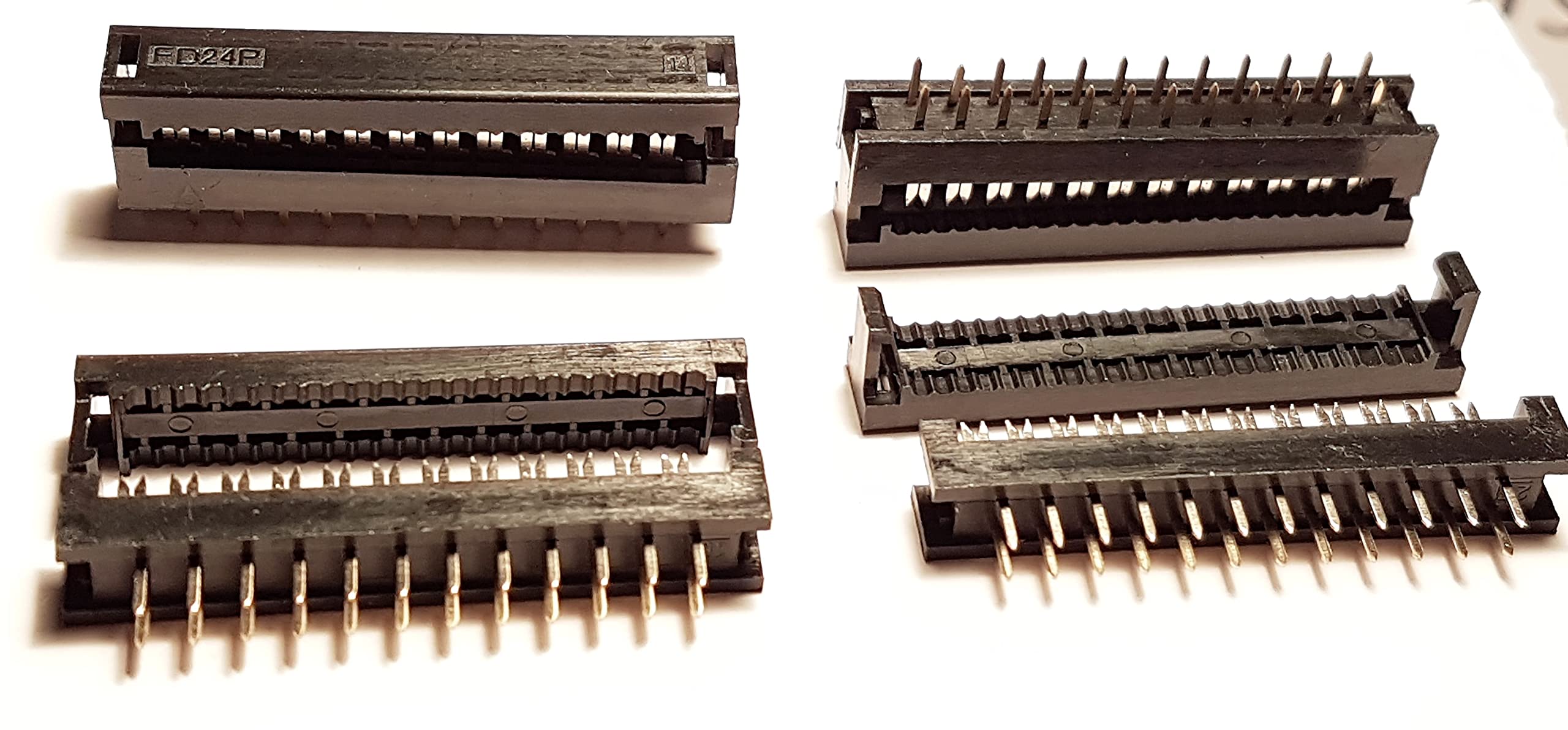 Amazon.com: Connectors Pro 10-Pack IDC 2X12 24 Pins 2.54mm Pitch Male ...