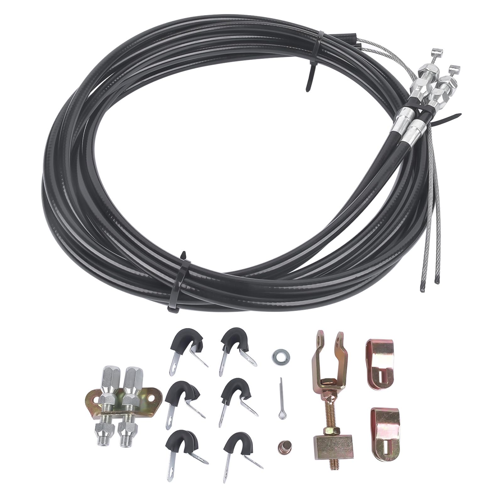 Ausla Zestaw Naprawy Hamulca Hamulca Awaryjnego, Kabel Parkingowego do Wewnętrznych Hamulców Bębnowych, OE Numer 330-9371, Wszechstronna Funkcja, Idealna do Konwersji z Tyłu i Fabryczne Hamulce