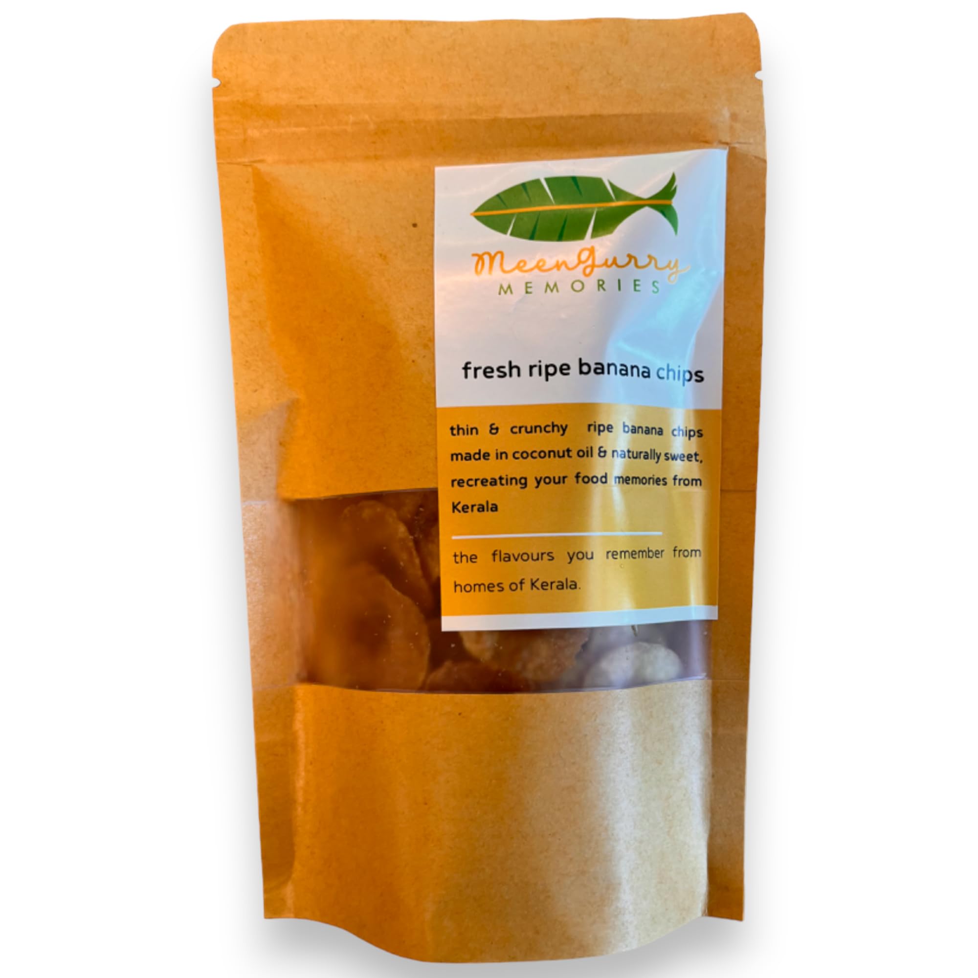 Sweet & Crunchy FRESH Ripe Banana Chips 230grams | Homemade with Nendran Bananas & 100% Coconut Oil | No Added Sugar