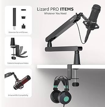 SHURE MV7+ IXTECH マイクアーム LIZARDモデル セット SHURE MV7+ IXTECH マイクアーム LIZARDモデル セット SHURE MV7+