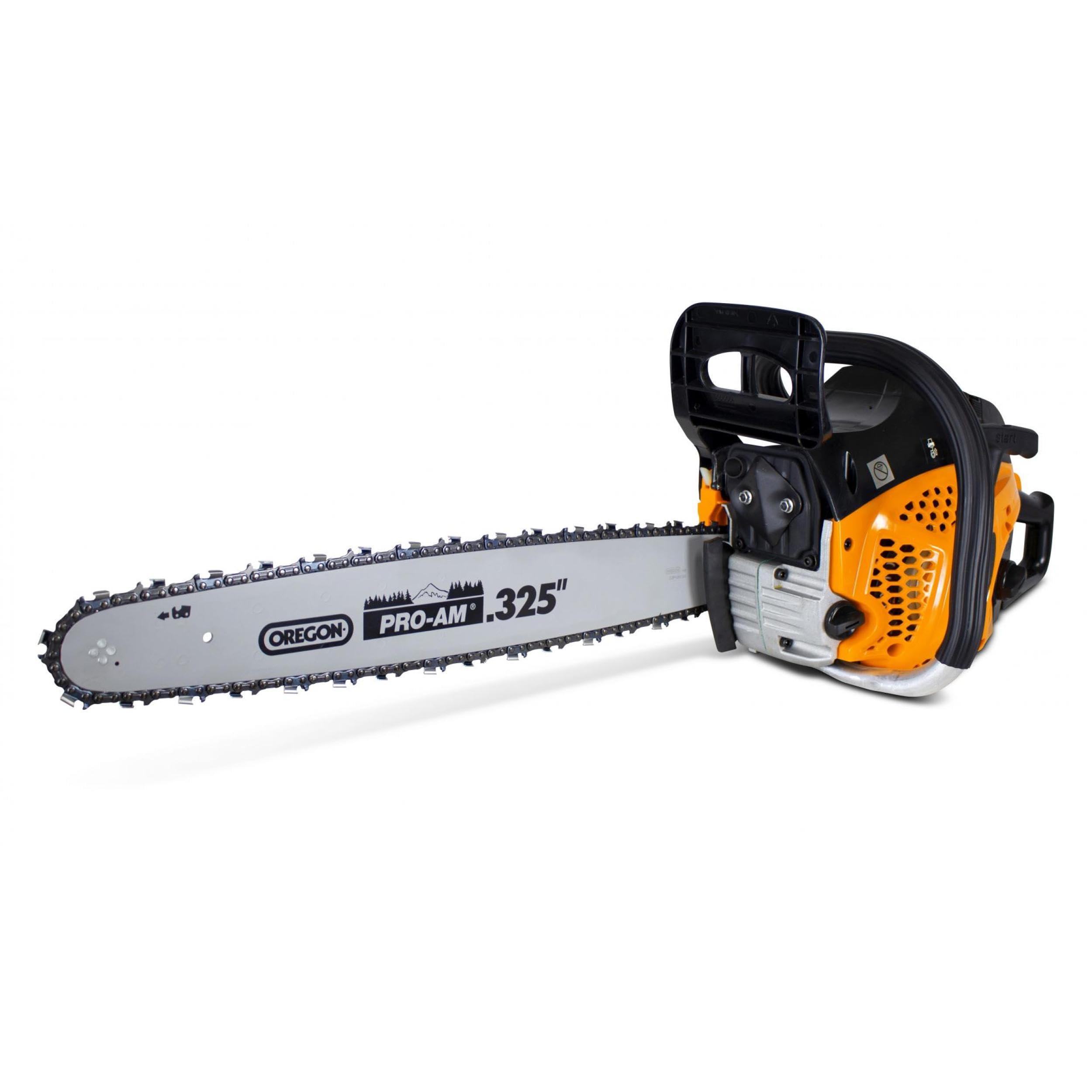 FEIDER Motosierra térmica 53 cm³ 51 cm - Guía y cadena Oregon, arranque manual, Easy Start, Carburador Walbro, Vela NGK, freno cadena, sistema antivibración, FTRTPRO55