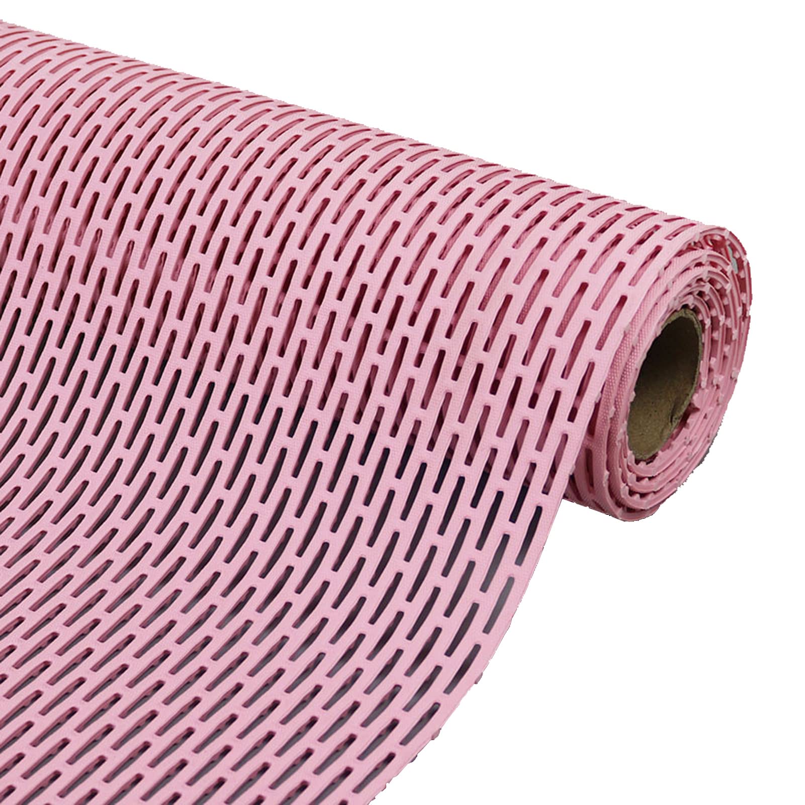 GTHTUHFD Non-Slip Drainage Mat 3X10 Ft Commercial Anti Fatigue Pvc Garage Floor Mat Wet Area Door Mat Bath Shower Floor Mat Versatile Restaurant Kitchen Swimming Pools,Pink