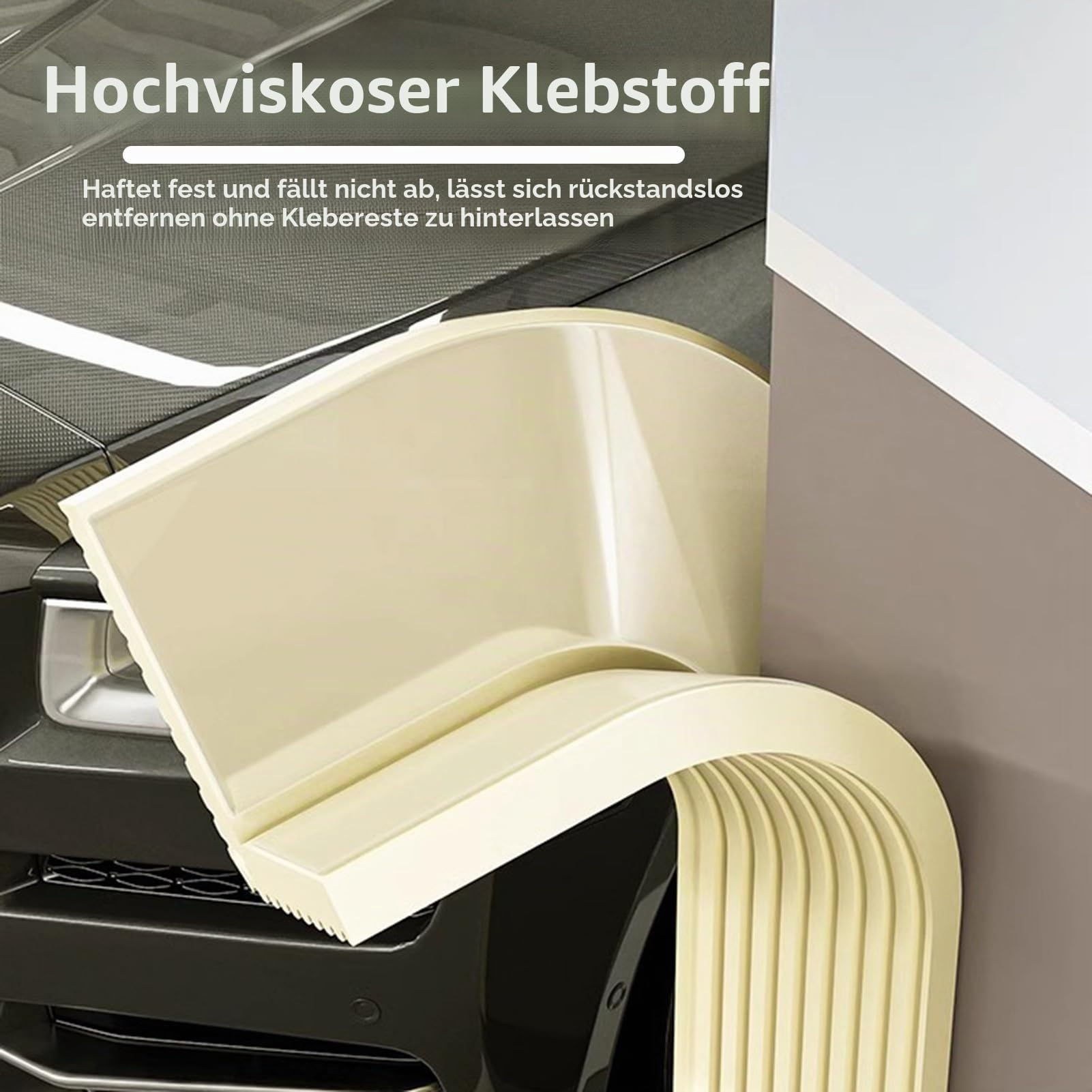 Garagen Wandschutz Garage Selbstklebend, für Auto Türkantenschutz, Garagen-Wandschutz Wandpolsterung, Kantenschutz Garage für Autotüren, Kann Geschnitten Werden Schaumstoff(Braun,500 cm x 20 cm)