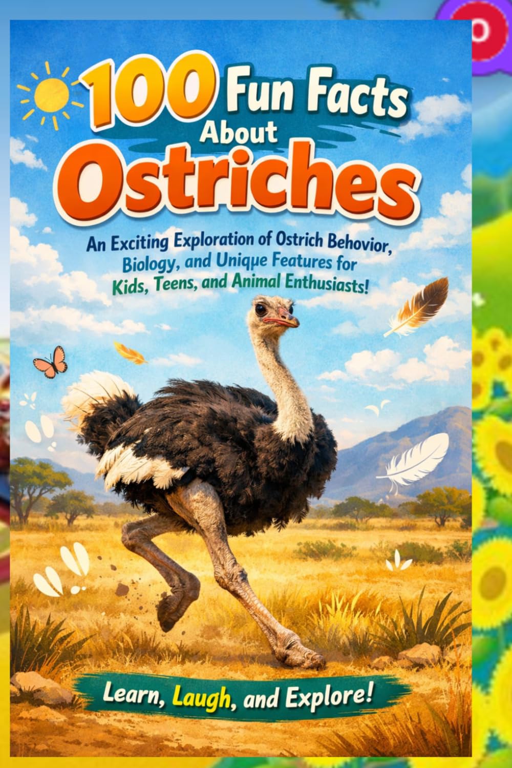 100 Fun Facts About Ostriches: Discover the World’s Largest and Fastest Birds: An Exciting Exploration of Ostrich Behavior, Biology, and Unique Features for Kids, Teens, and Animal Enthusiasts!