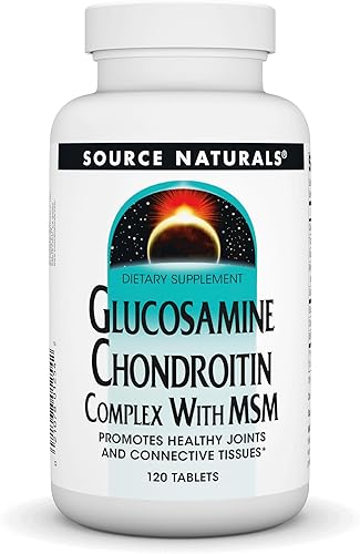 Source Naturals Glucosamina Condroitina Complejo Con MSM - 120 Tabletas