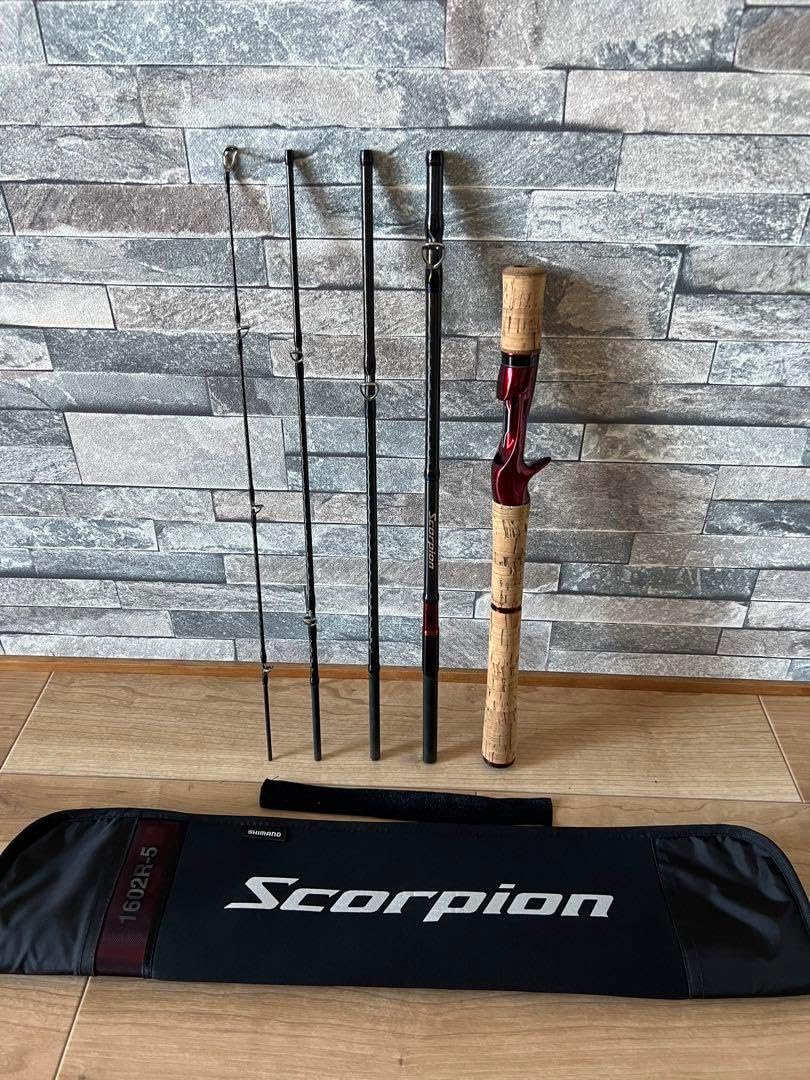 Scorpion 1602R-5 バスロッド シマノ スコーピオン 5ピース シマノ