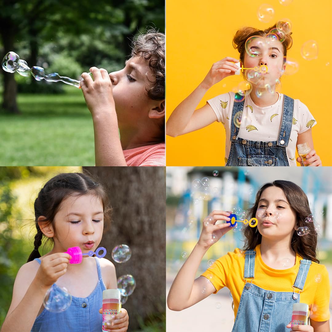 SMARTEEZ Bubblelicious | Pink and Blue Bubble Liquid | Safe | Non-Toxic | 500ml (Blue) 1