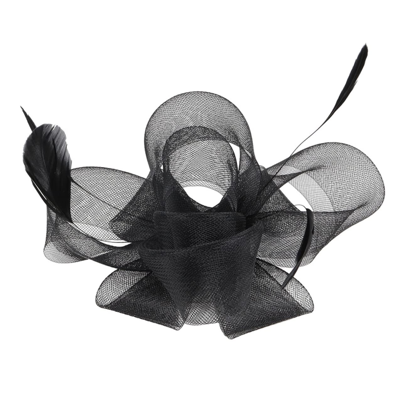 FRCOLOR 4sets Fascinator Hat Elegante con Piume e Rete per Party Accessorio per Stile Retro per Cerimonie Cocktail e Tea Party Adatto per Occasioni Speciali e Regali per Amiche