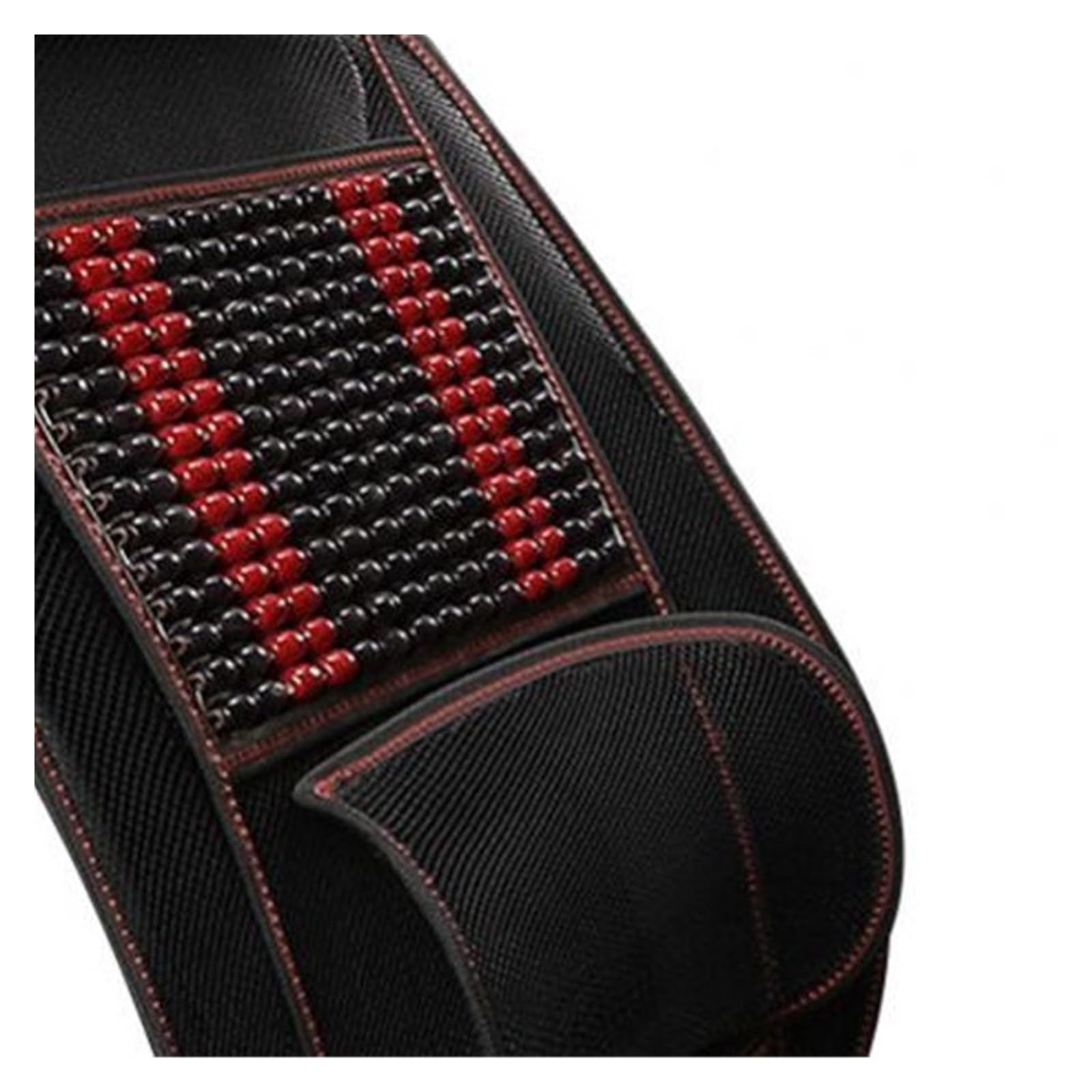 Copri-Sedile Tappetino per cuscino in rete per raffreddamento estivo del seggiolino auto con perline di legno da massaggio。 Coprisedili Auto