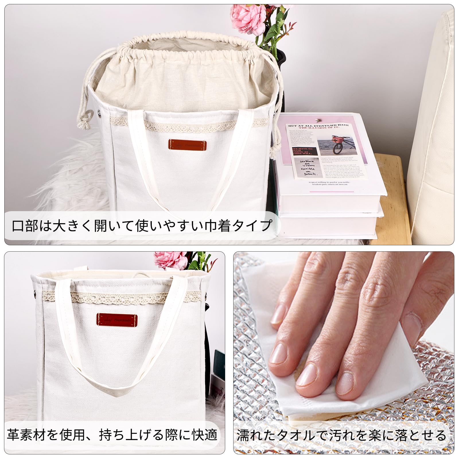 Seorsok ランチバッグ 保温保冷バッグ お弁当 弁当袋 角型 内側断熱 Amazon | 【Seorsok】ランチバッグ 保温保冷バッグ お弁当 弁当