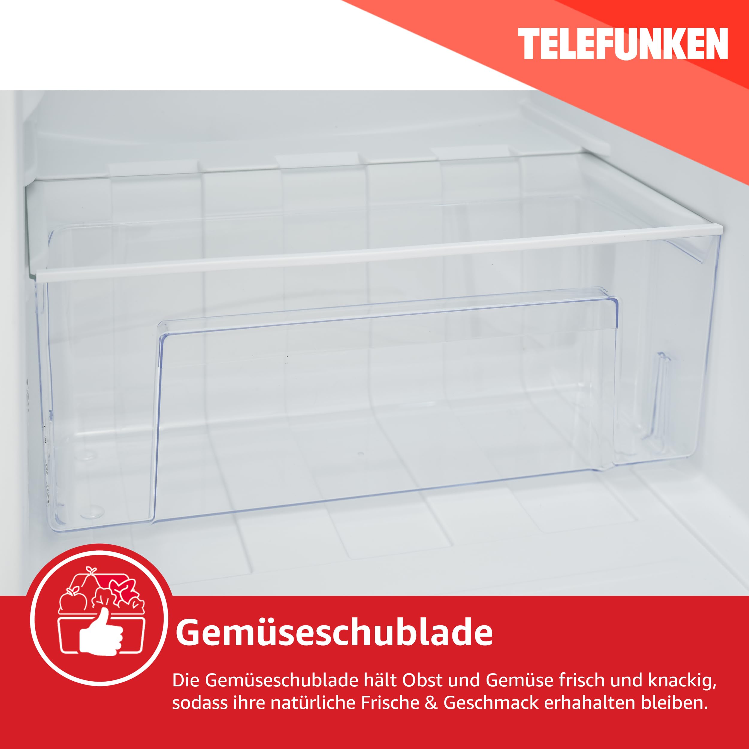 TELEFUNKEN Kühlschrank ohne Gefrierfach 135 Liter Freistehend C-135-100-DI dark inox