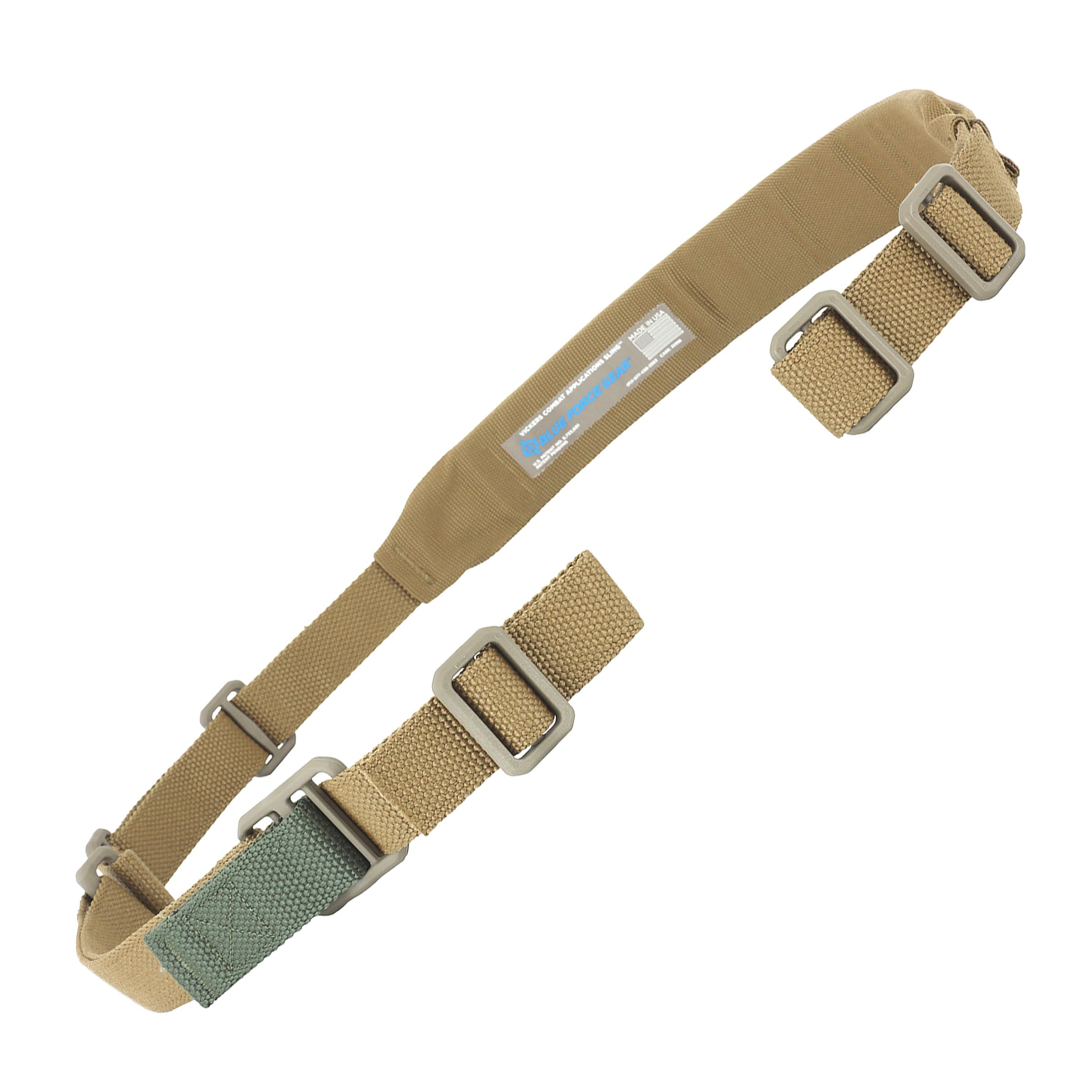 Blue Force Gear Vickers Padded Sling - 2-Point Adjustable Sling - Nylon Hardware