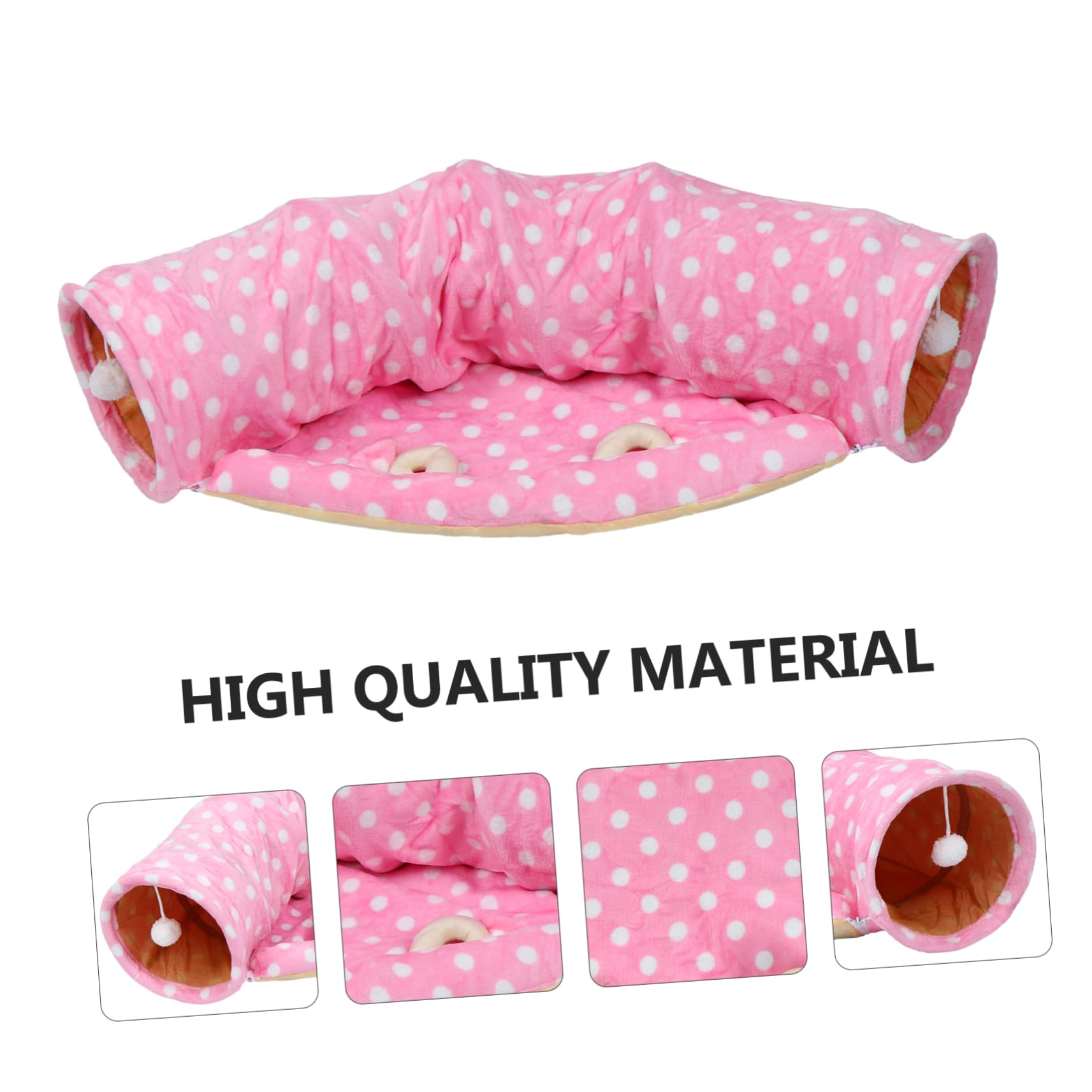 VANZACK 1 Pc Tunnel bidirectionnel Cat Tunnel pour Chat Interactive Cat Toy pli Jouets à mâcher pour Chat Jouet Tunnel de Tente de Chat Jouet Chaton drôle Animaux Jouet pour Chat