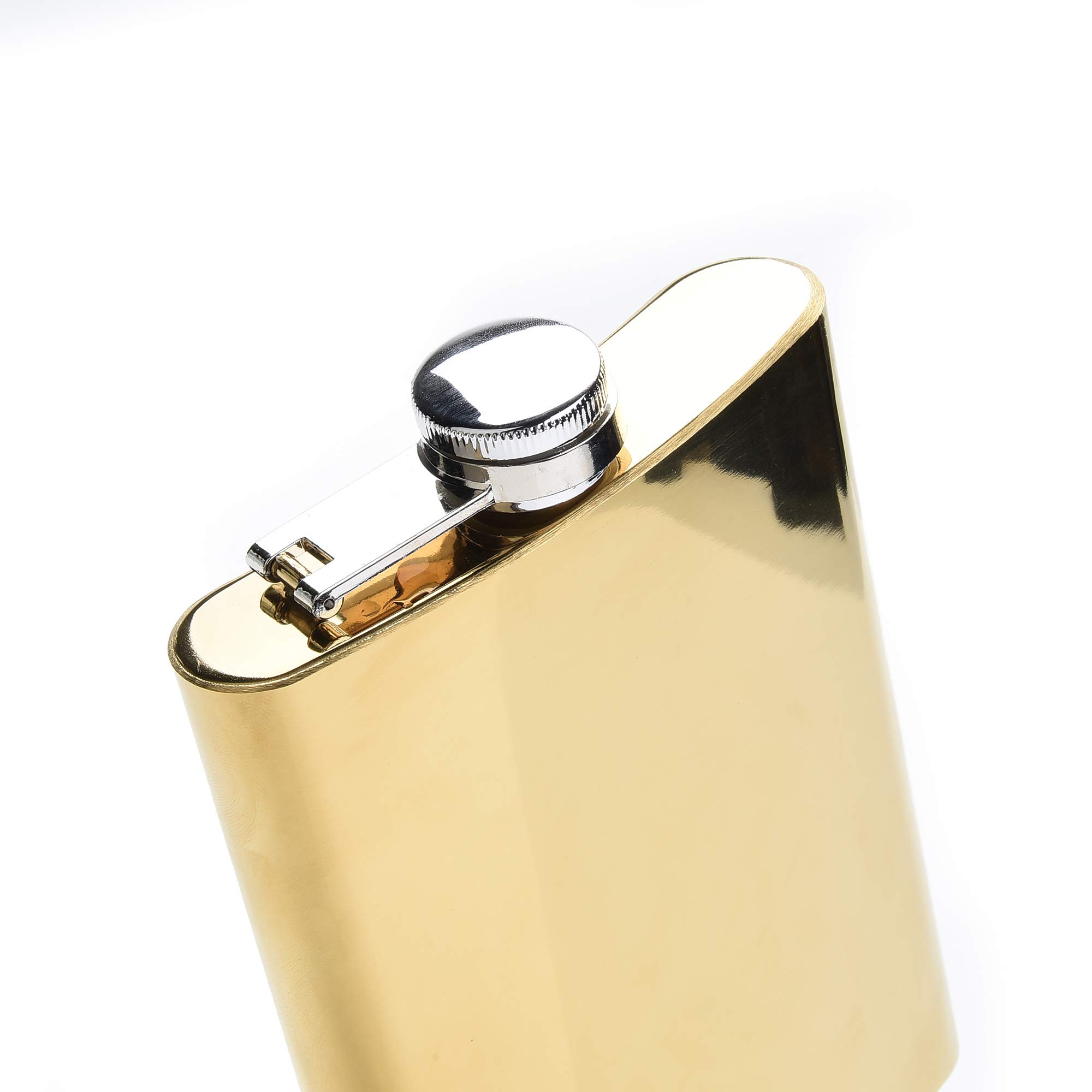Honeydak 20-Pack 8 Oz Stainless Steel Hip Flasks With Funnels - Leak Proof, Wedding, Gifts, Camping
