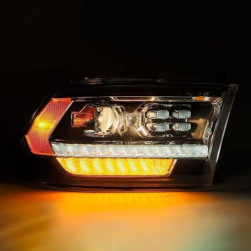 09-18 Ram 1500/2500/3500 Hd Pro 20 Series Led Projector Headlightsconverter Req