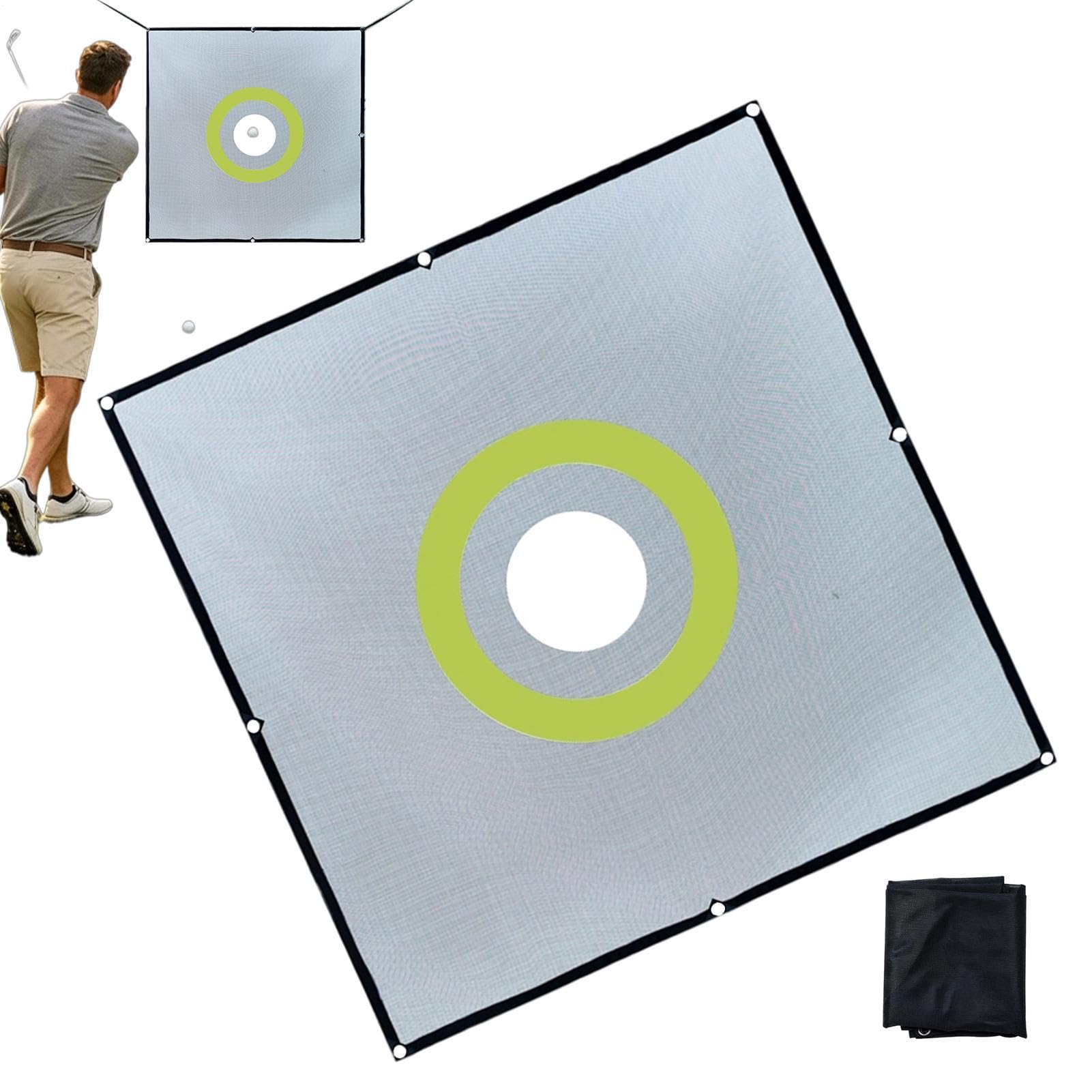 Golf-Übungsmatte Leiser, Leichter, Faltbarer Schwungtrainer und | Golf Übungsmatte für Outdoor-Training im Freien für Training, Spiel, Sport, Männer, Papa, Garten, Garage und