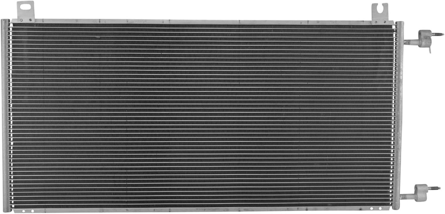 TRQ AC Condenser A/C Air Conditioning Compatible with Chevrolet GMC GM Pickup Truck SUV 7-3026 GM3030161 AC3026 20913752 ACA84500