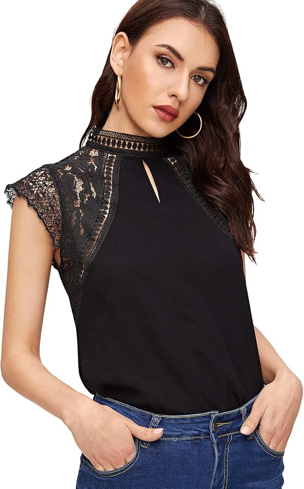 womens lace blouses
