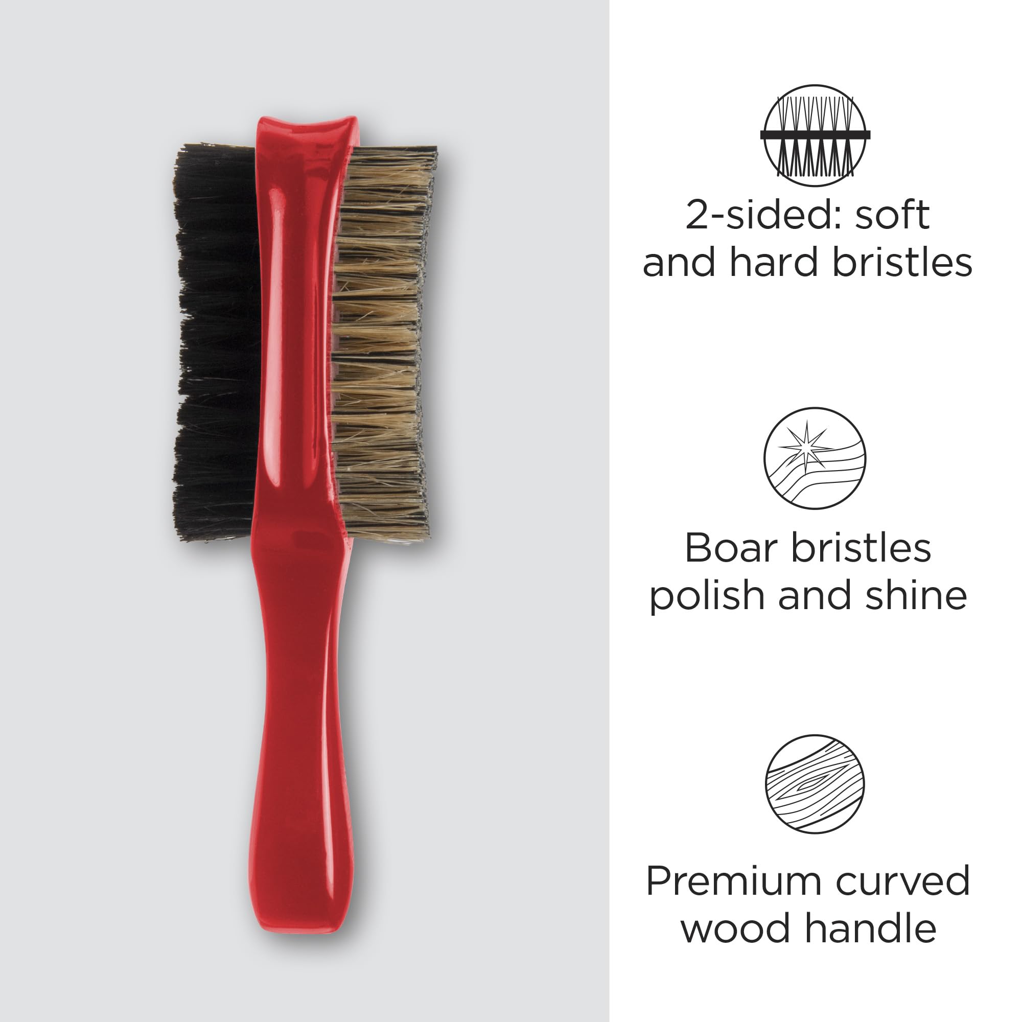 Amazon.com : Diane Prestige 2-Sided Club Wave Brush, D1752
