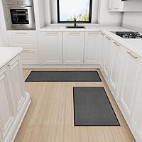 Vista 4 de Tapete de Cocina 1 PCS, Alfombras Acolchadas Antideslizantes para Piso de Cocina, Tapete Corredor Absorbente de Comodidad para Estar de Pie Lavable