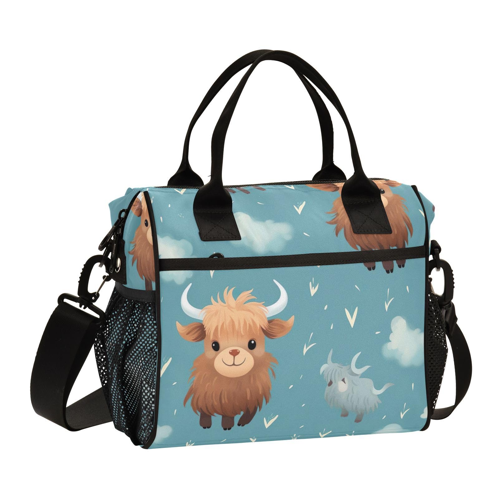 Amazon.com: FULUHUAPIN Cute Yak Lunch Bag Women, Preppy Teen