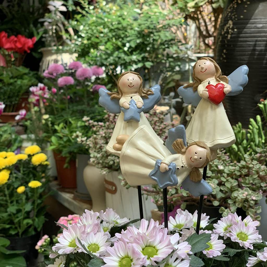 Ogród statuetka ogród kreatywne sukulenty dekoracja doniczka anioł wtyczki ozdoby, używane na balkonie tarasie trawniku drogowym ogrodnictwo mikrokrajobraz dekoracja ogrodowa figurka