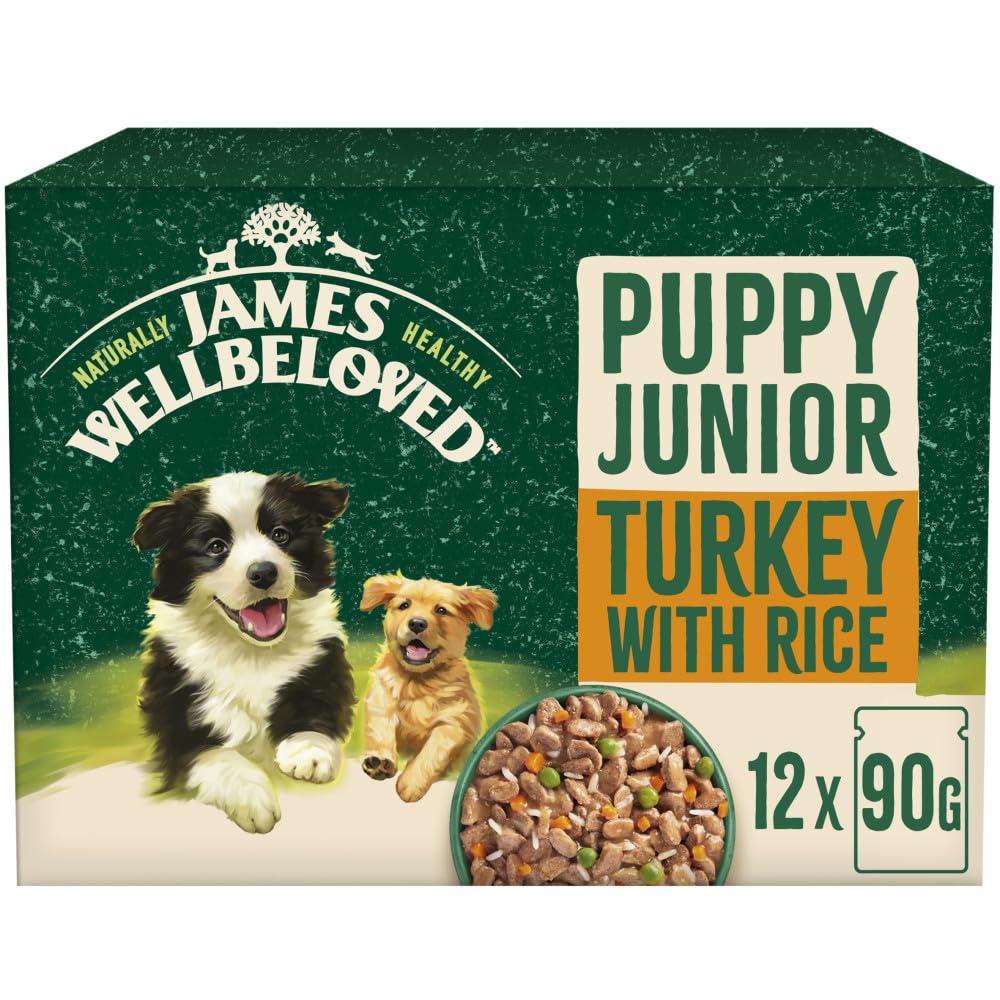 James Wellbeloved Puppy Turkey In Gravy Pouch 12 X 90G from B&Q
