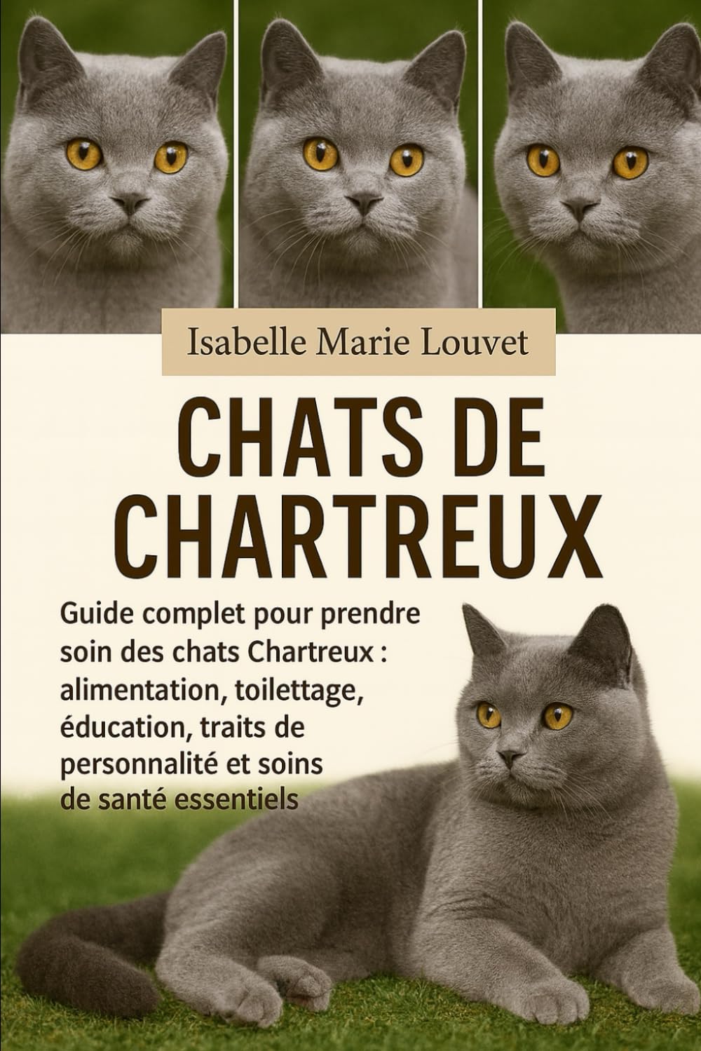 CHATS DE CHARTREUX: Guide complet pour prendre soin des chats Chartreux : alimentation, toilettage, éducation, traits de personnalité et soins de santé essentiels