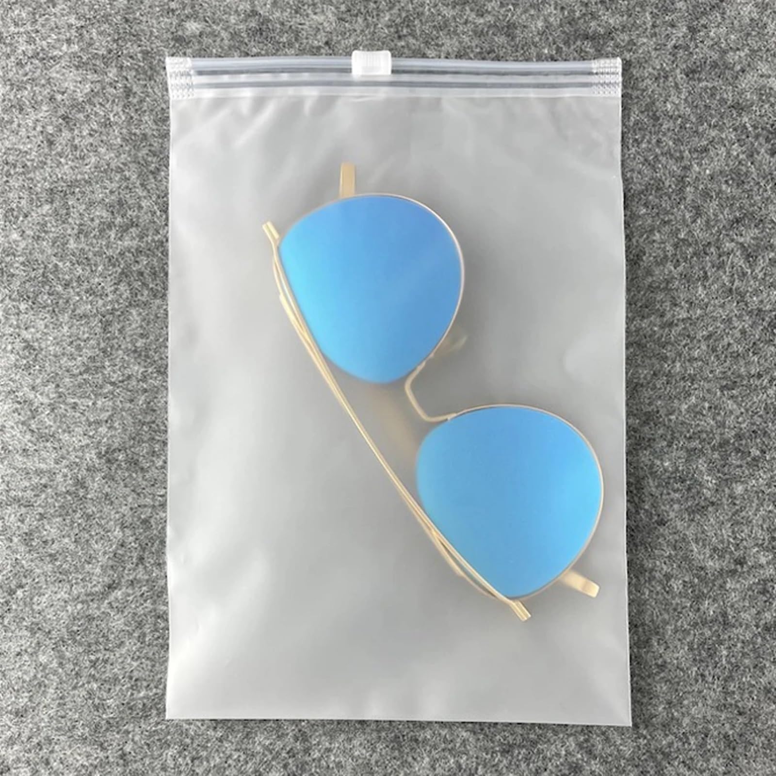 bolsa con cierre, 40 bolsas de plástico impermeables y a prueba polvo con cierre hermético, viaje, planas CPE deslizante, bolsa for guardar ropa interior(20x30cm(40PCS))