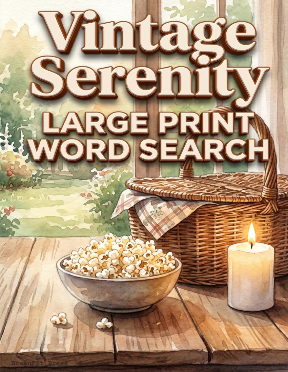 Vintage Serenity: Large Print Word Search